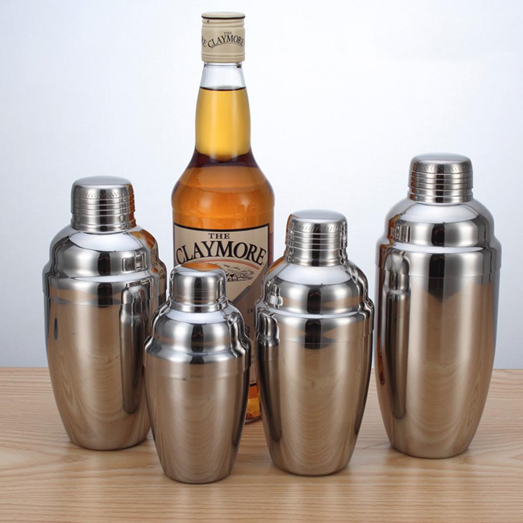 Stainless Steel Cocktail Shaker Martini Shaker Bartender Kit 250ml