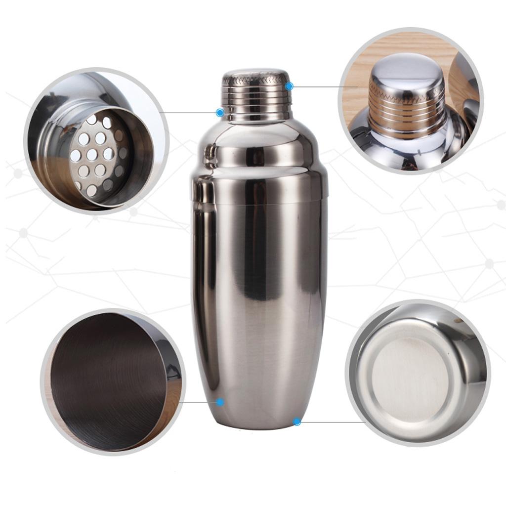 Stainless Steel Cocktail Shaker Martini Shaker Bartender Kit 1000ml
