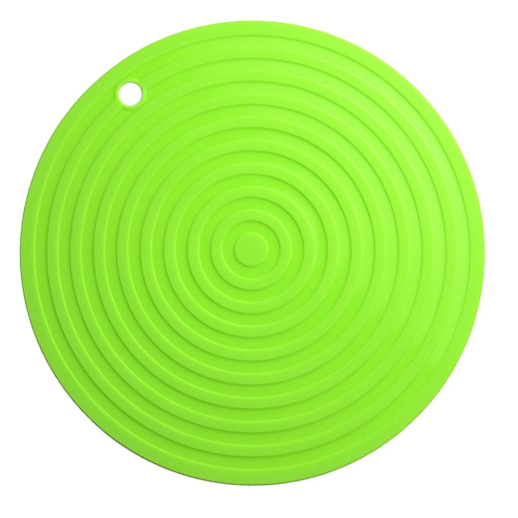 Silicone Pot Holders Trivets Mat Heat Resistant Trivet Pots Pans green
