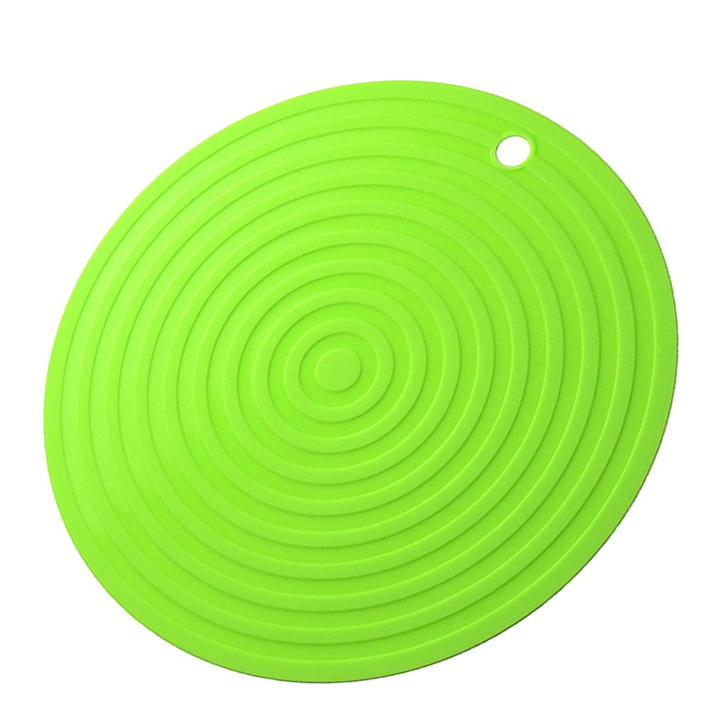Silicone Pot Holders Trivets Mat Heat Resistant Trivet Pots Pans green