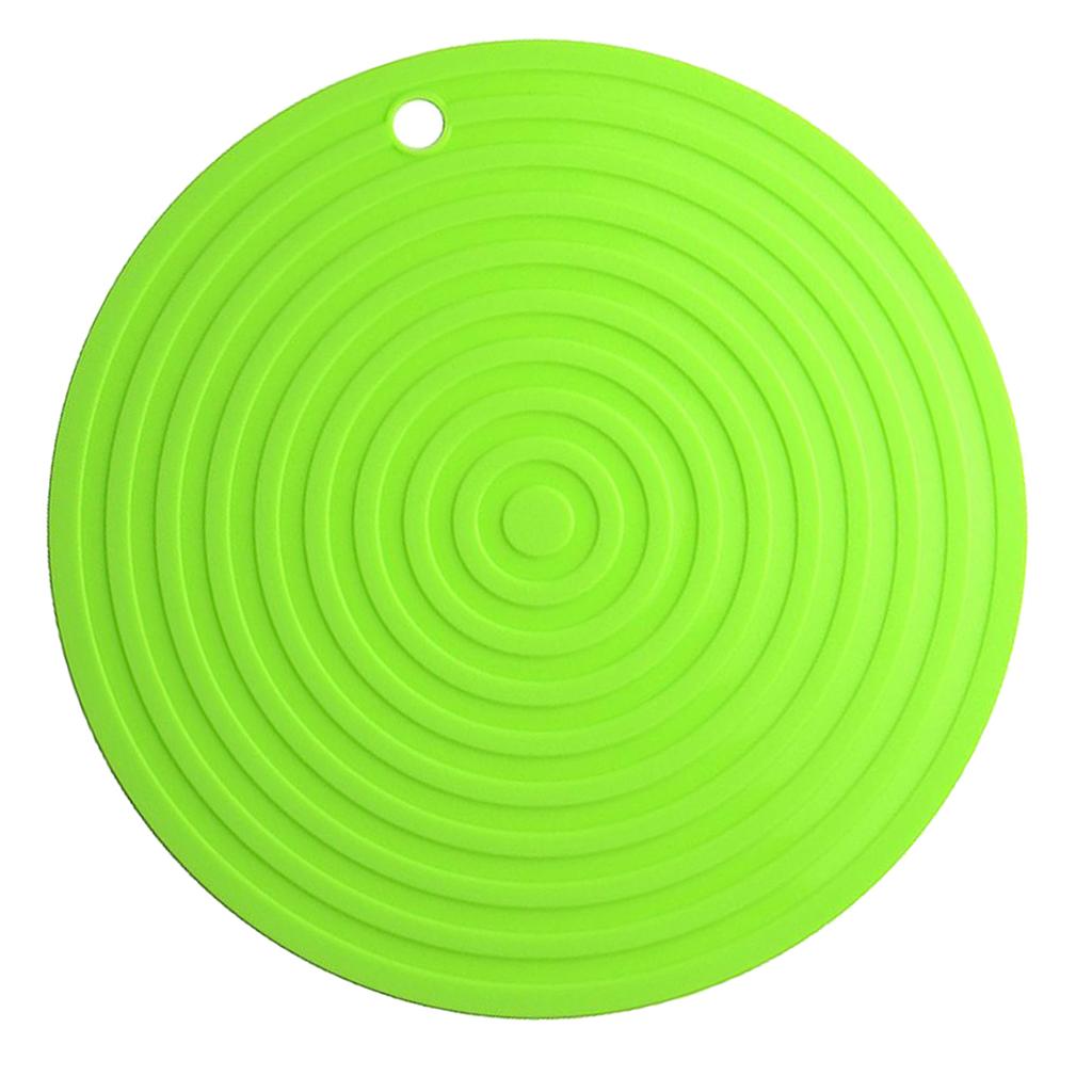 Silicone Pot Holders Trivets Mat Heat Resistant Trivet Pots Pans green