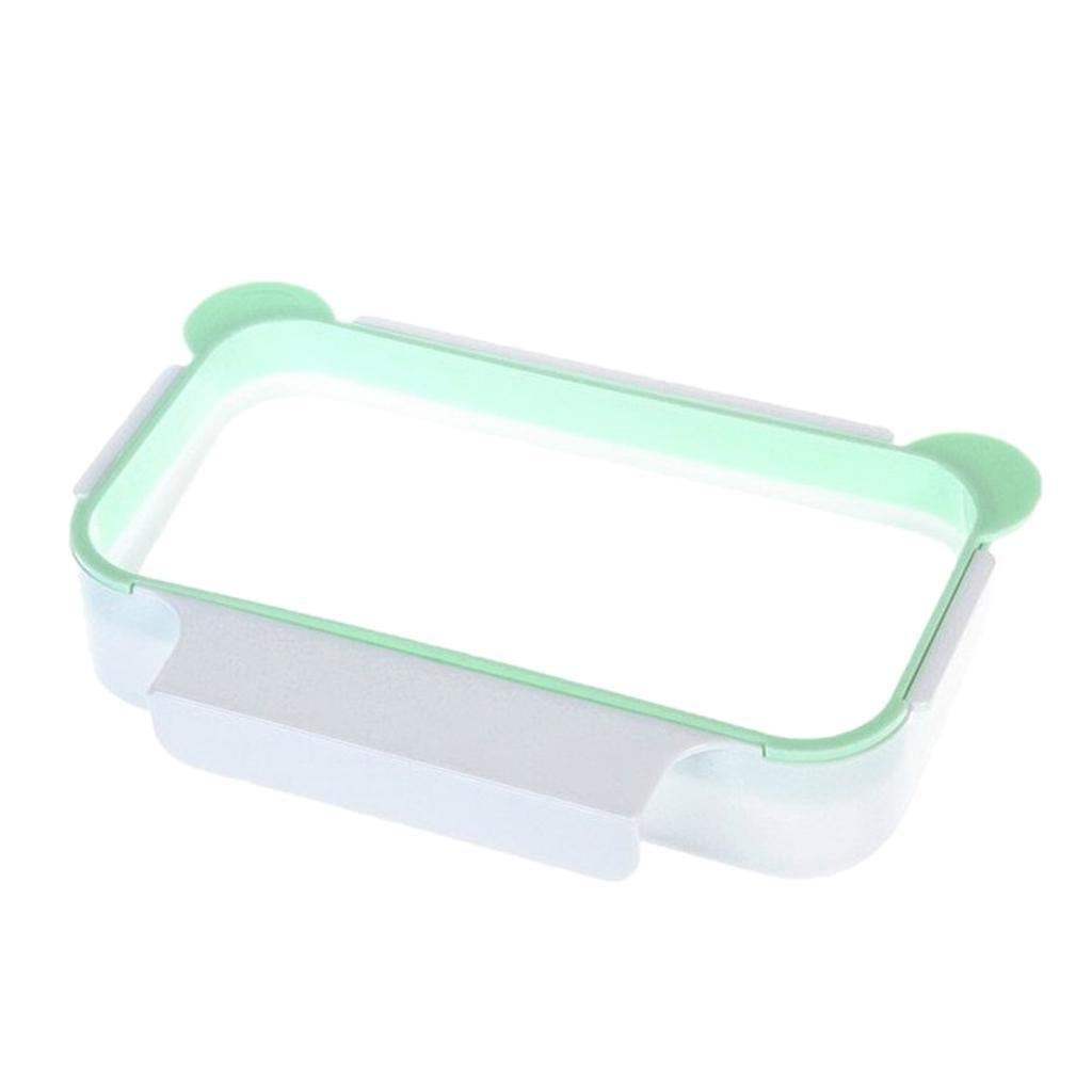 Trash Bag Holder Hanging Kitchen Cupboard Door Stand Garbage Rack Green