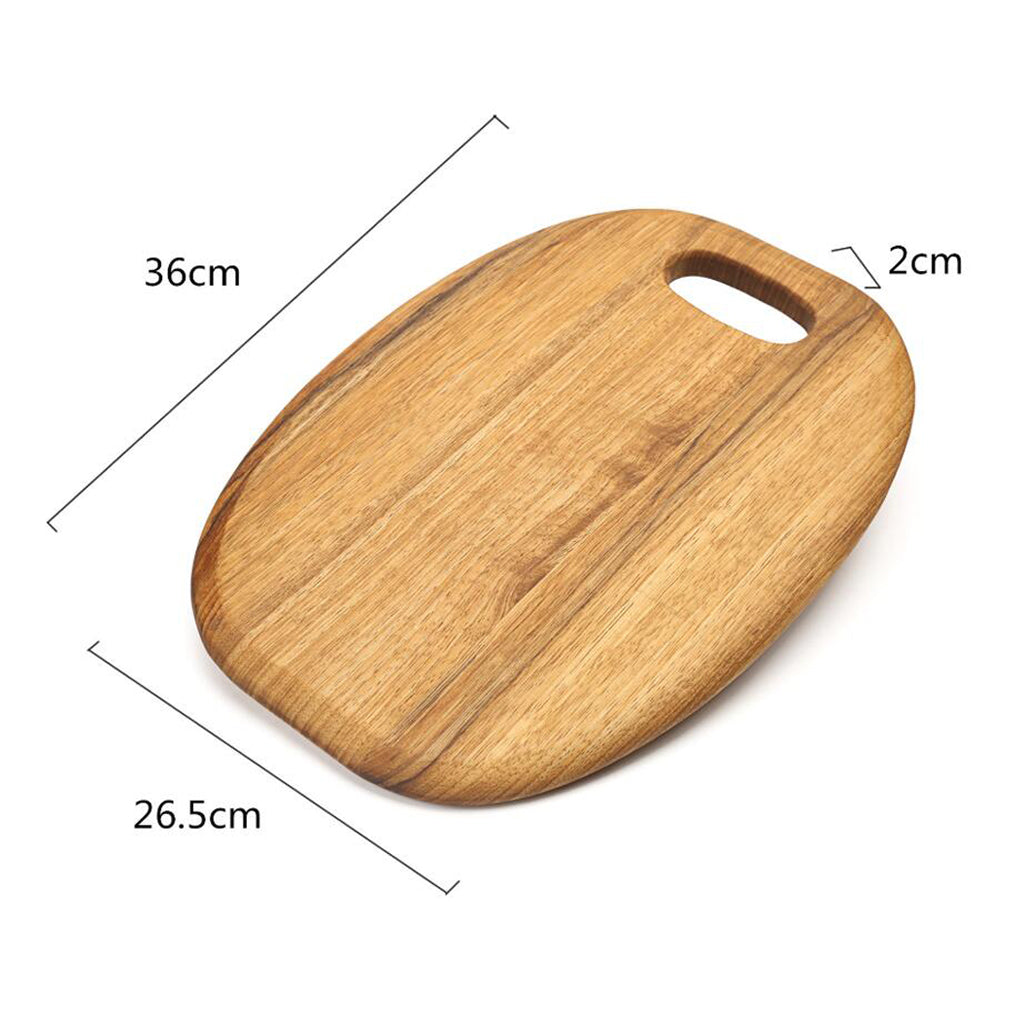 Cutting Chopping Board Kitchen Butcher Block for Meat Cheese Vegetables L