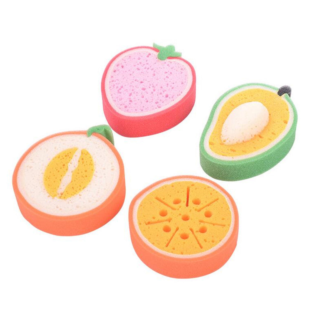 Cartoon Fruit Children Bath Cleaning Sponge Dishwashing Sponge Melon