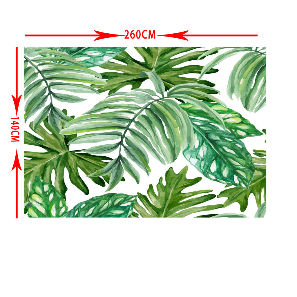 Tropical Plants Crane Printed Tablecloths Waterproof Polyester 140*260CM L