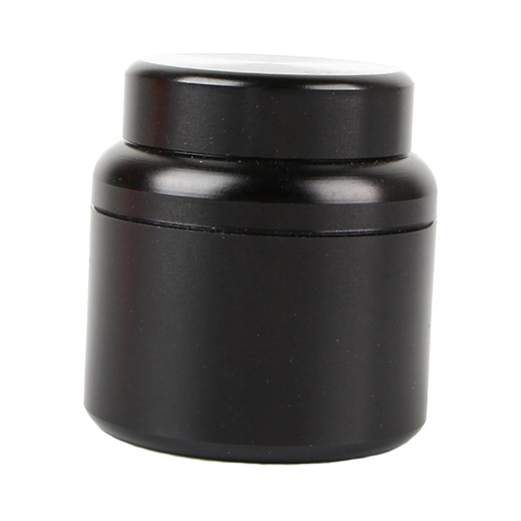 Aluminum Storage Box Coffee Tea Tins Canisters With Airtight Lids Black