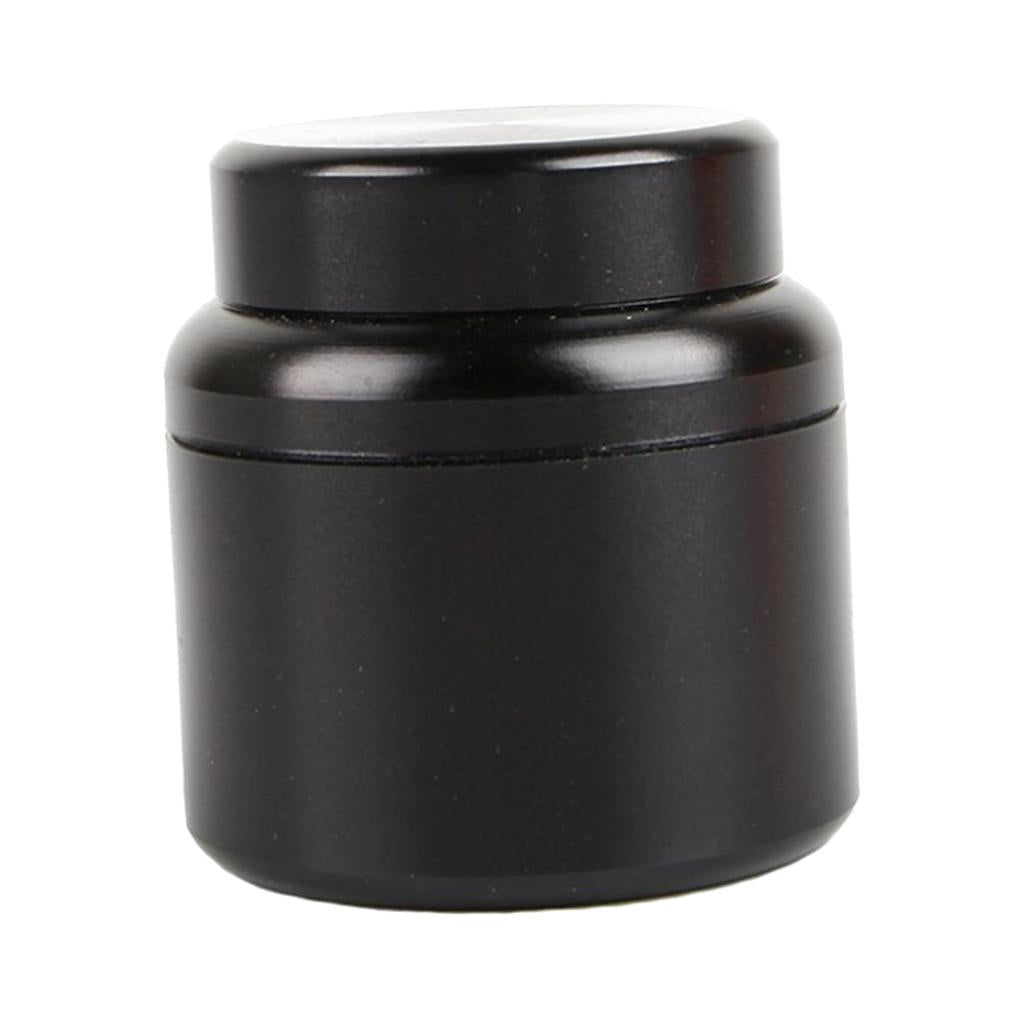 Aluminum Storage Box Coffee Tea Tins Canisters With Airtight Lids Black