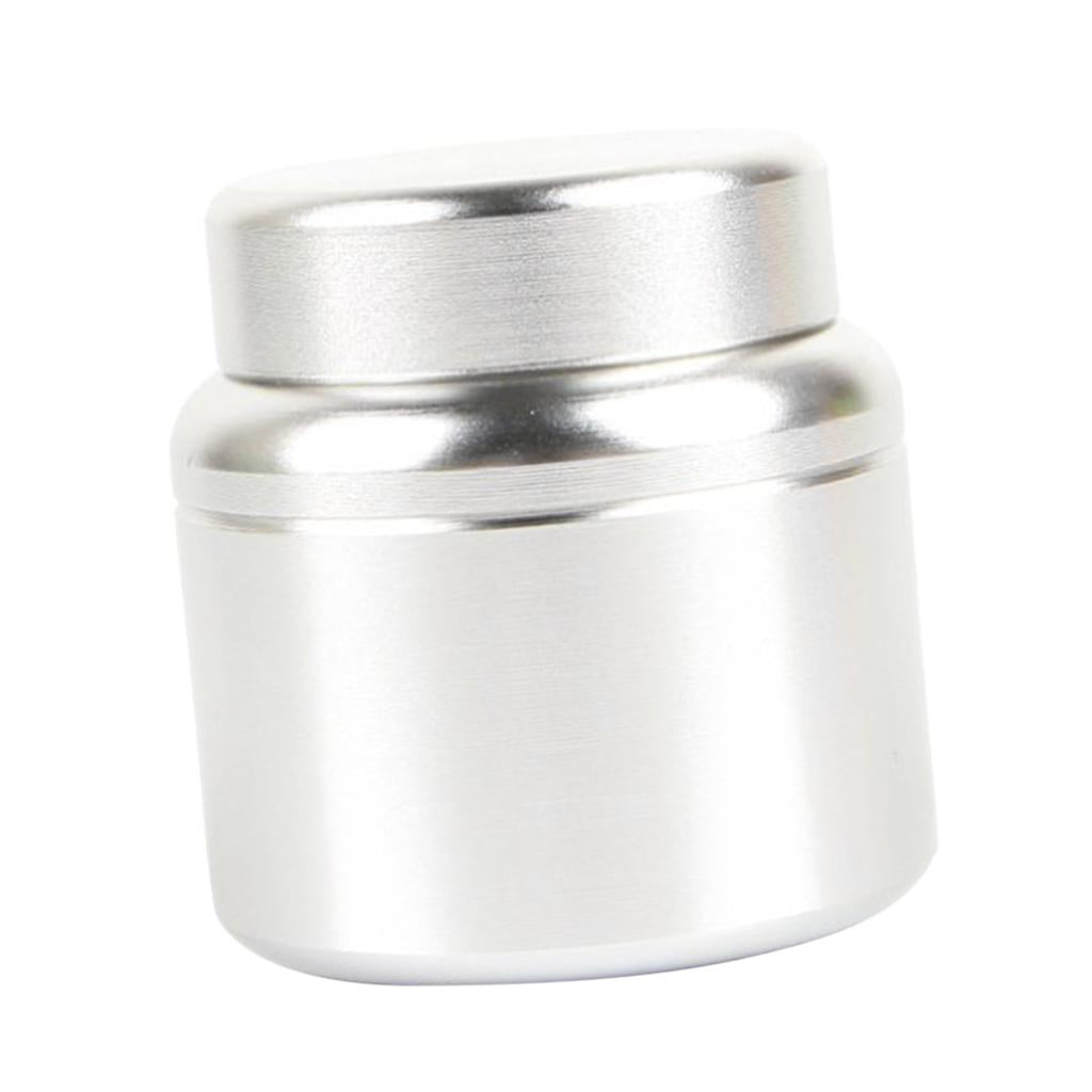 Aluminum Storage Box Coffee Tea Tins Canisters With Airtight Lids Silver