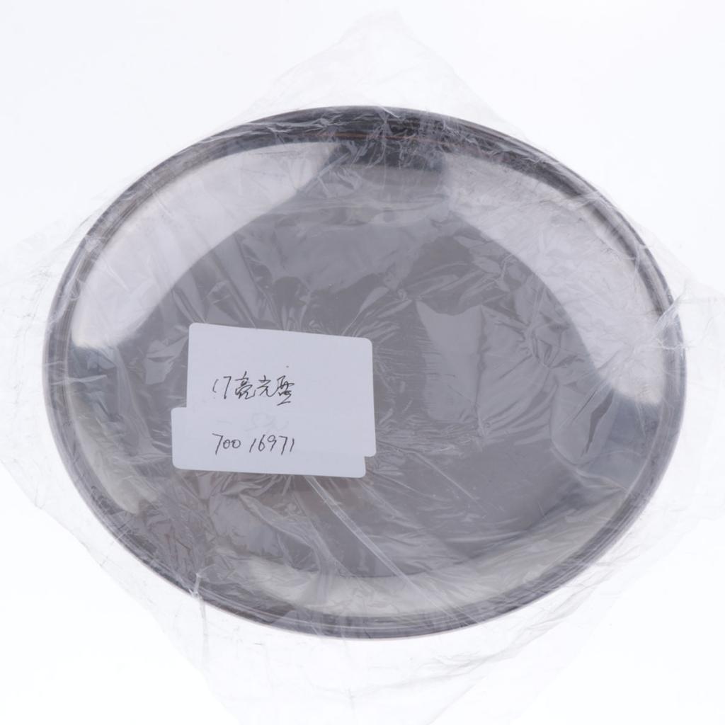 5xStainless Steel Round Plates 17CM