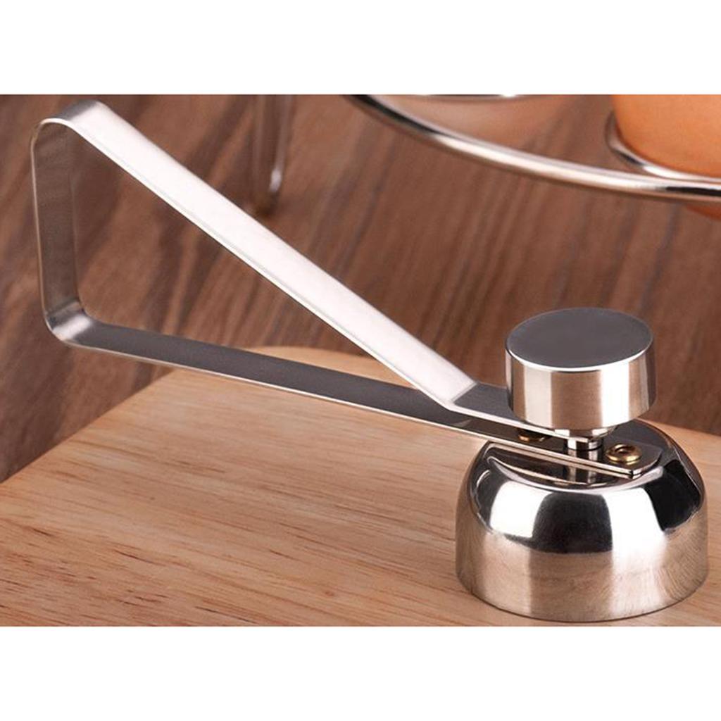 2xStainless Steel Soft Egg Shell Topper Cutter Opener Remover Kitchen Gadget S