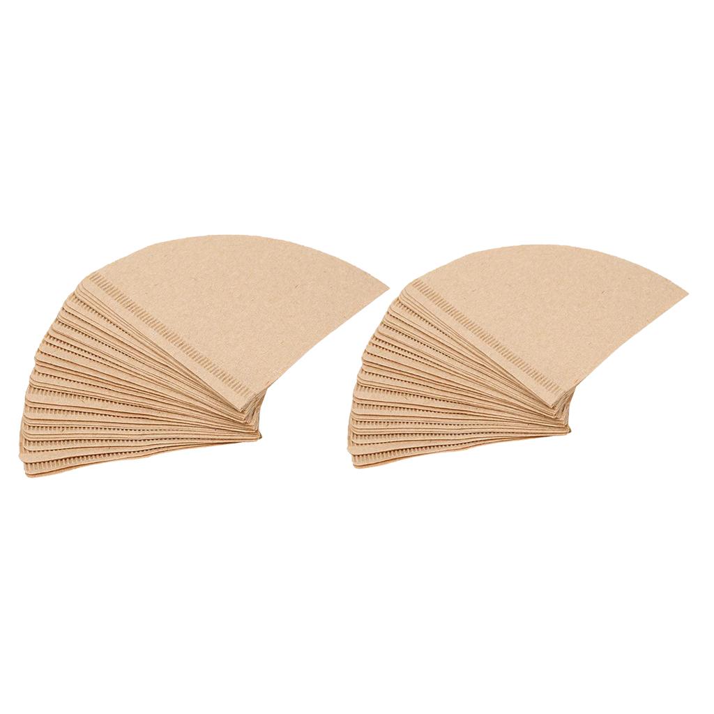 4x40x Filter Paper for Coffee Machine Brewer Espresso Maker Dripper 1-2 Cups