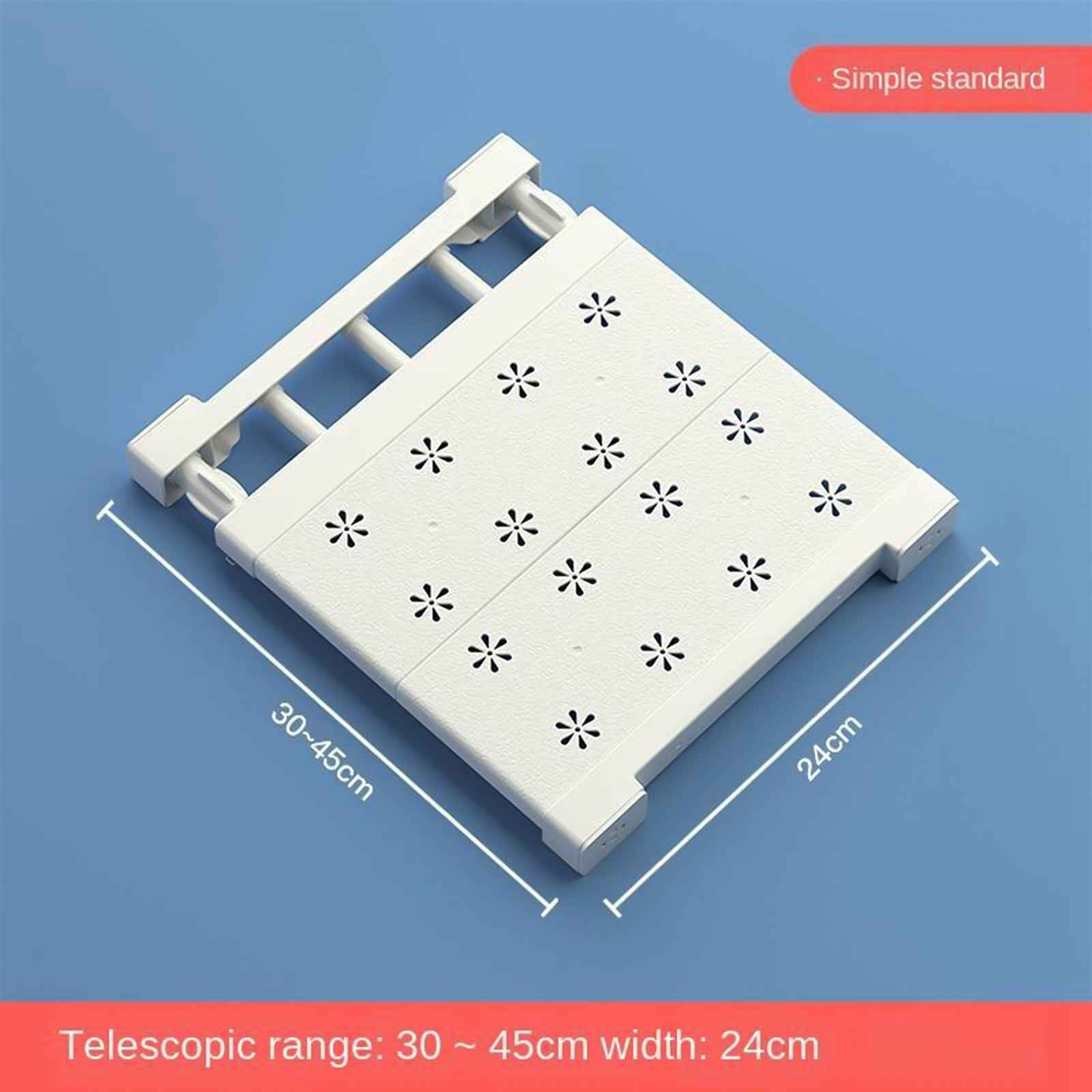 Expandable Closet Tension Shelf Storage Rack L: 30-45cm W: 24cm