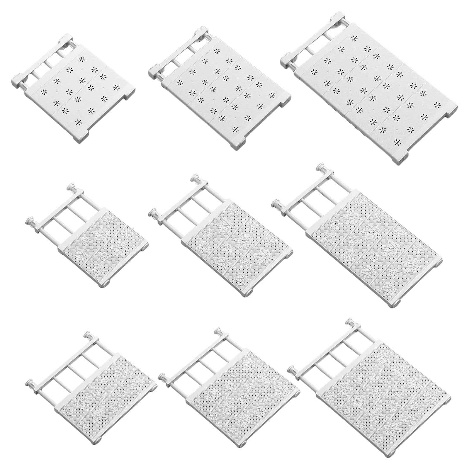 Expandable Closet Tension Shelf Storage Rack L: 30-45cm W: 24cm