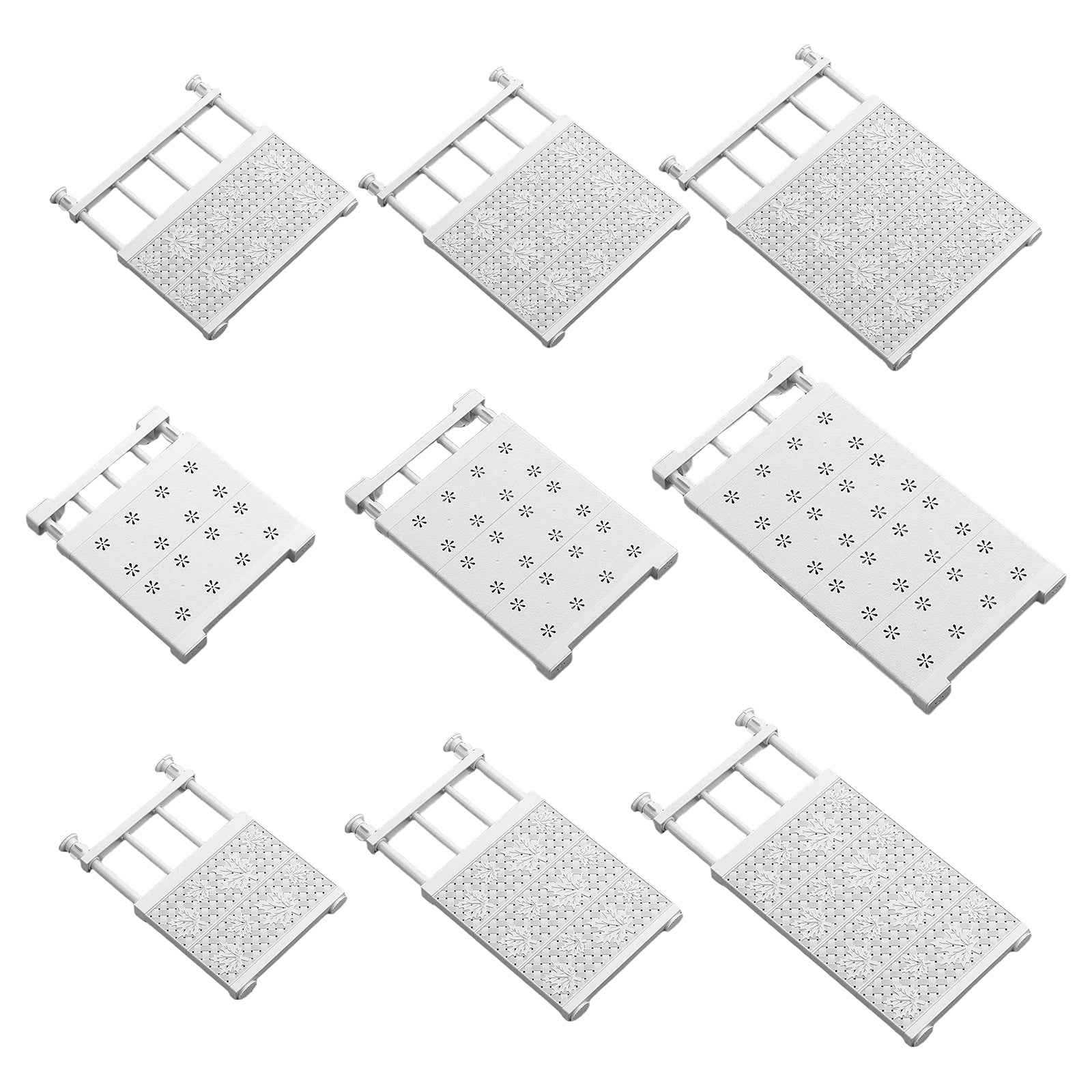 Expandable Closet Tension Shelf Storage Rack L: 30-45cm W: 24cm