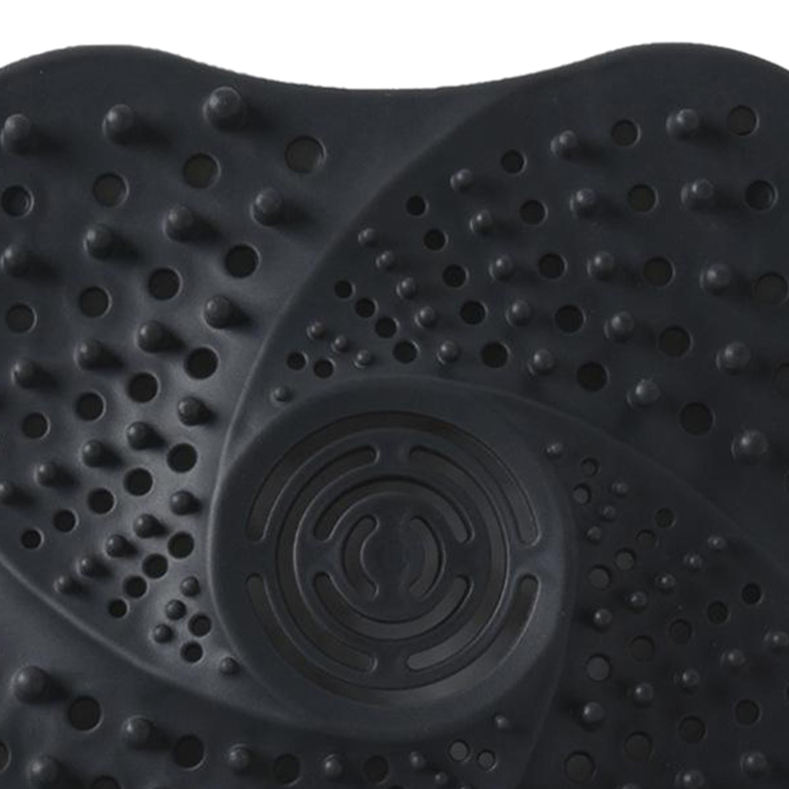 3xBathroom Drain Hair Catcher Bath Stopper Water Sink Strainer Filter Black