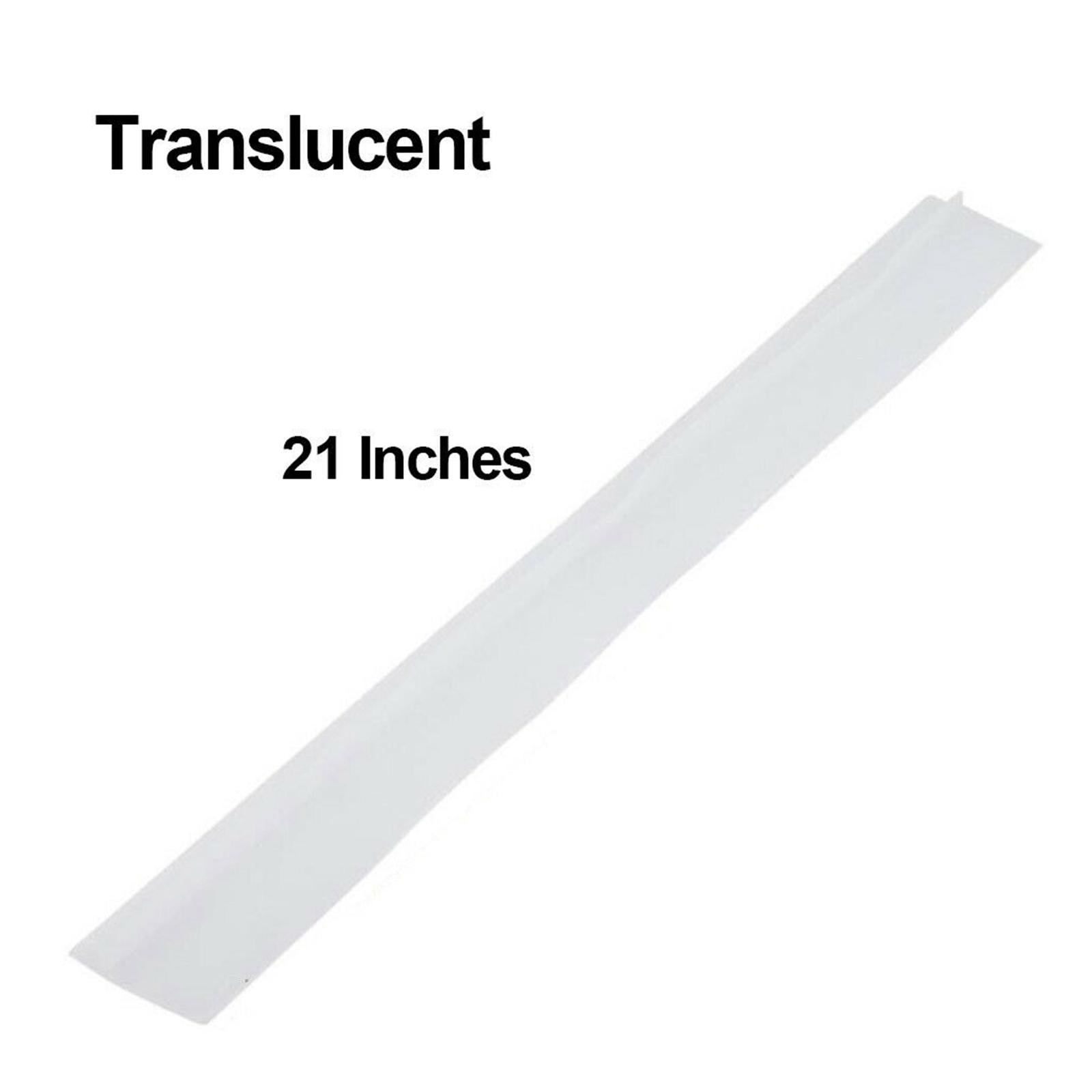 4xKitchen Silicone Stove Counter Gap Cover Kitchen Spill Guard Clear 21Inch