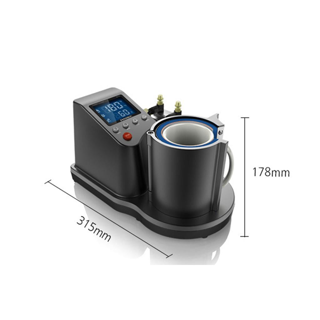 Automatic Pneumatic Mug Heat Press Machine Sublimation DIY Transfer 280W