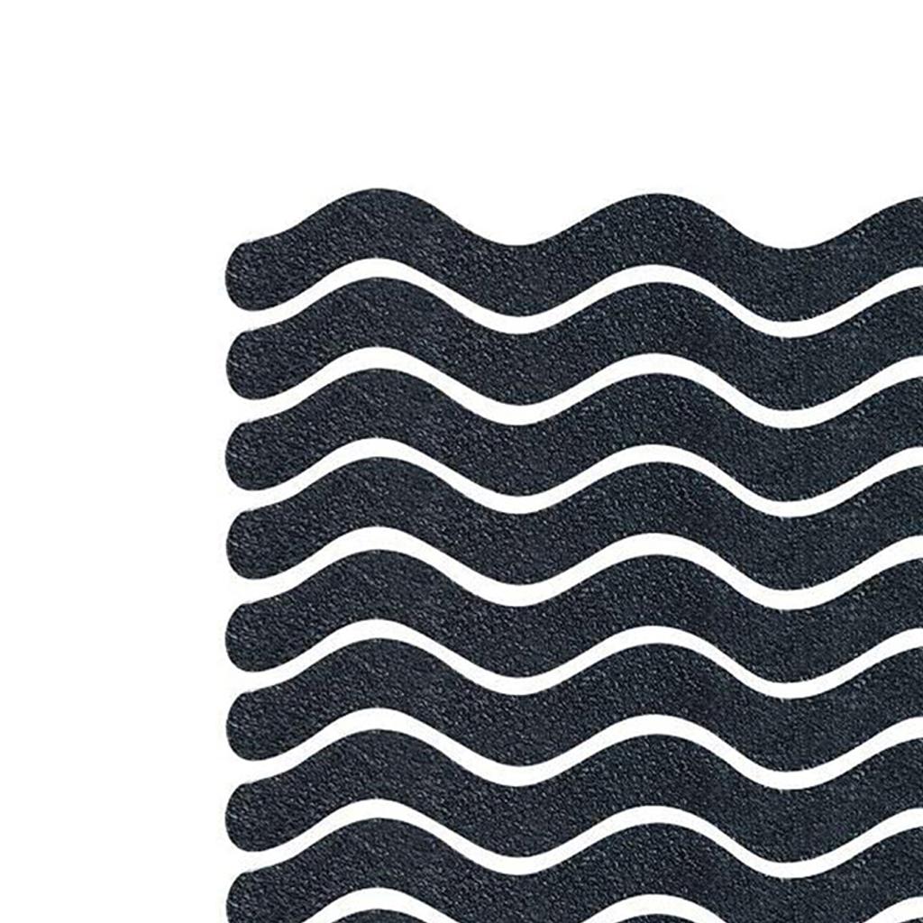 3xSet of 24 Anti Slip Bath Tape Shower Pad w/ Shovel for Stairs Outdoors Black