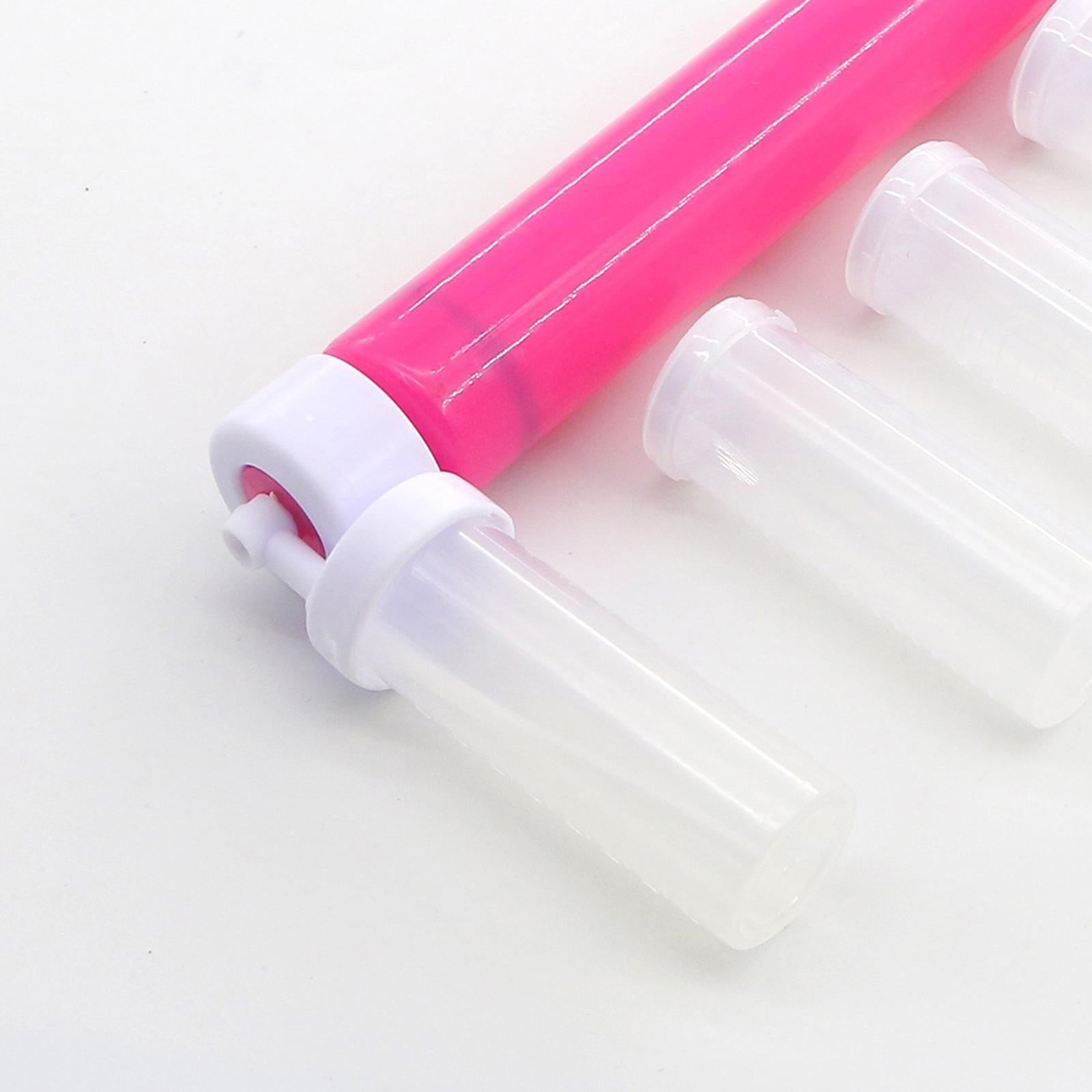 DIY Manual Airbrush Kitchen Cakes Glitter Decorating Tool Desserts Rose Red