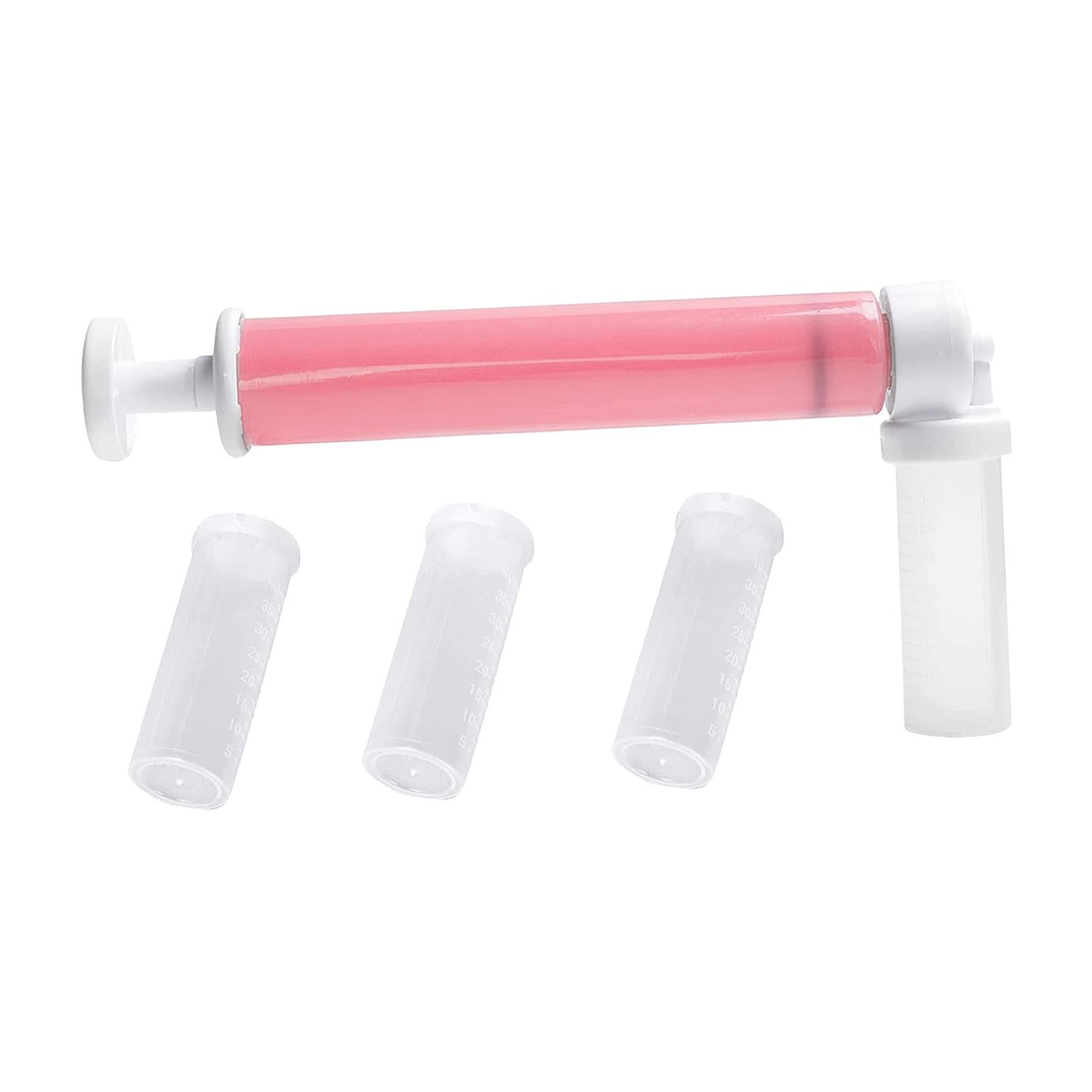 DIY Manual Airbrush Kitchen Cakes Glitter Decorating Tool Desserts Pink