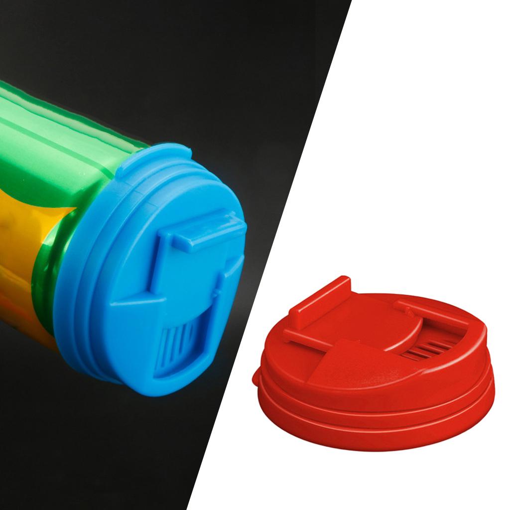 3xReusable Beverage Top Cover Lid Leak-proof for Cool Beer Juice Beverage Red