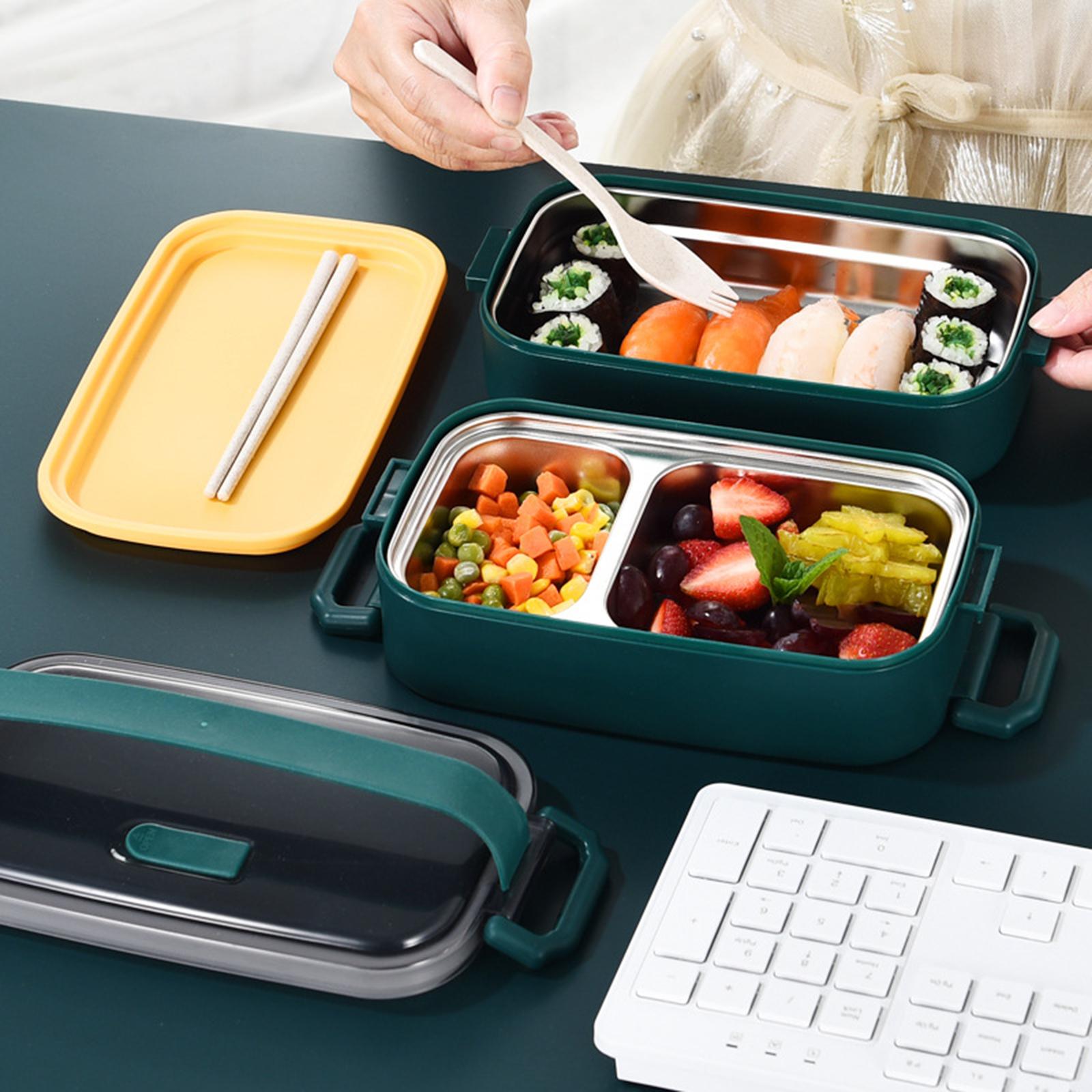 Bento Lunch Box Lunch Container 1100ml Storage BPA Free Picnic Camping green