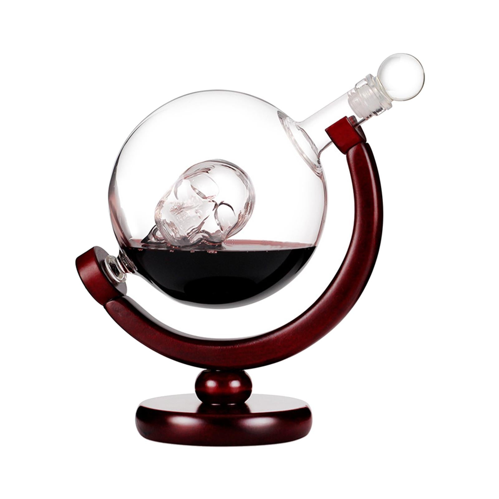 Creative Crystal Glass Vodka Wine Decanter with 2 Glass