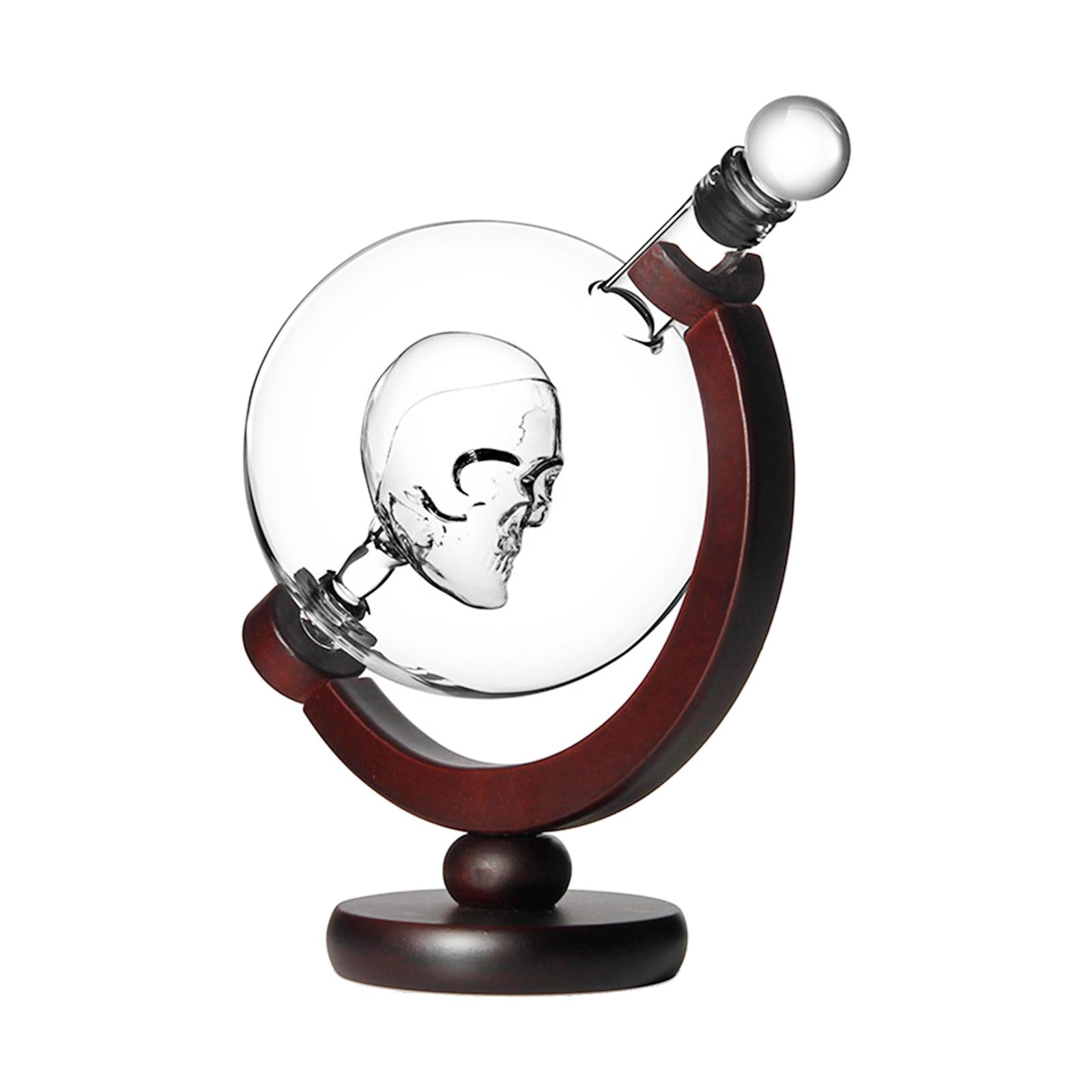 Creative Crystal Glass Vodka Wine Decanter with 2 Glass