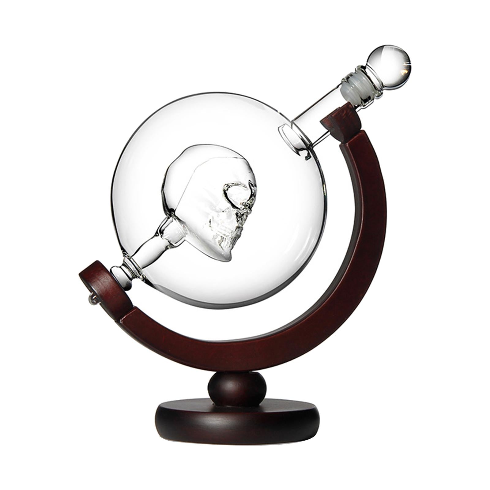 Creative Crystal Glass Vodka Wine Decanter with 2 Glass