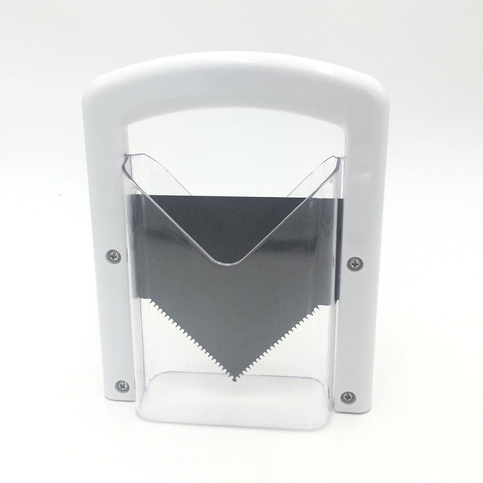 Bagel Guillotine Slicer Kitchen Gadgets for Bagels Breads Muffins White