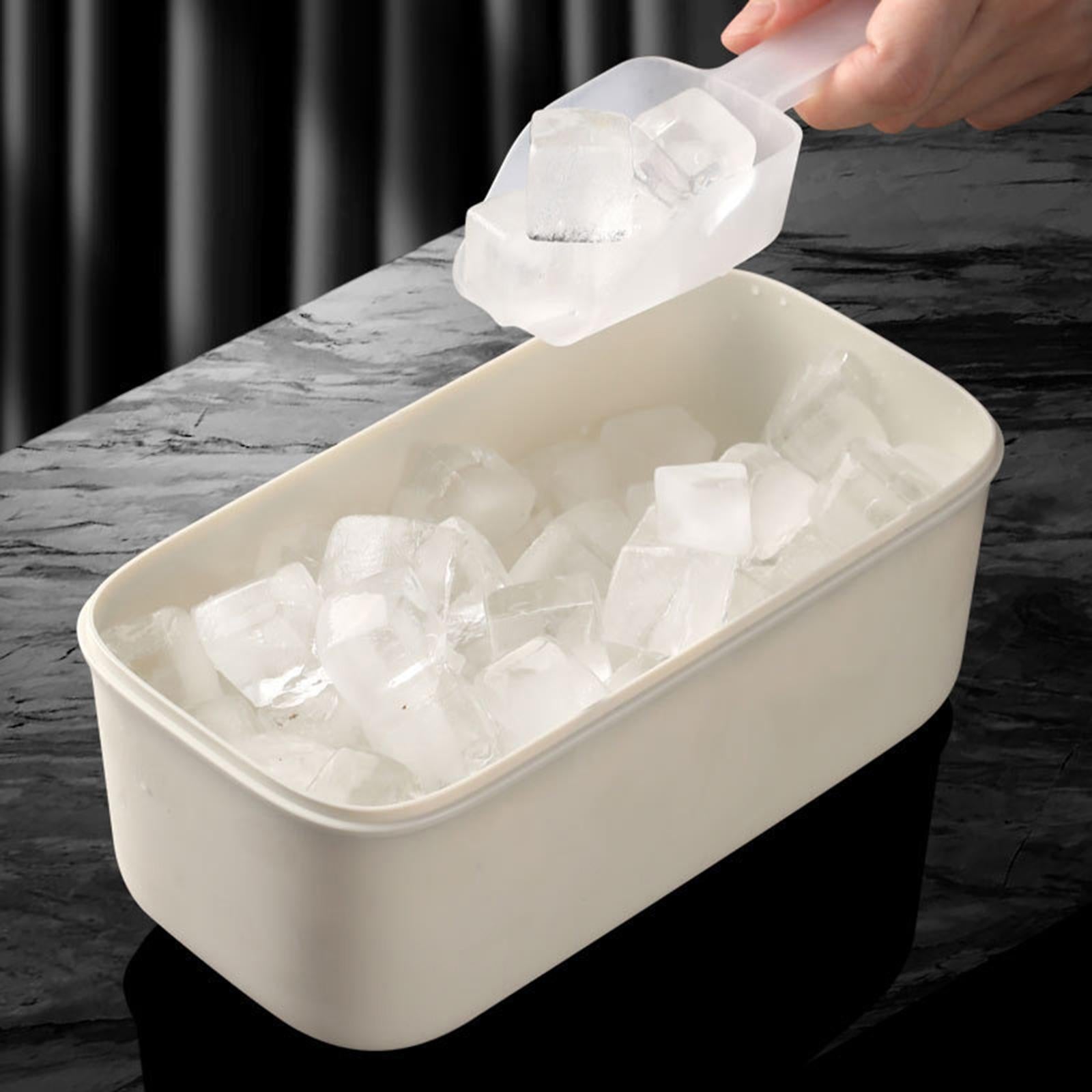 Cubes Home Refrig Silicone Ice Cube Tray Mold Container White