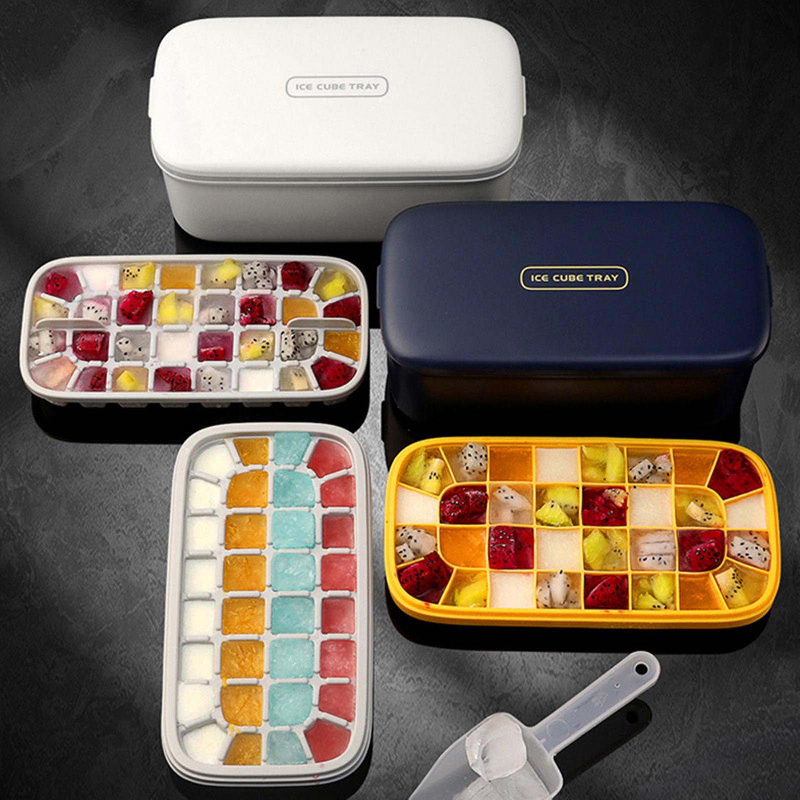 Cubes Home Refrig Silicone Ice Cube Tray Mold Container White