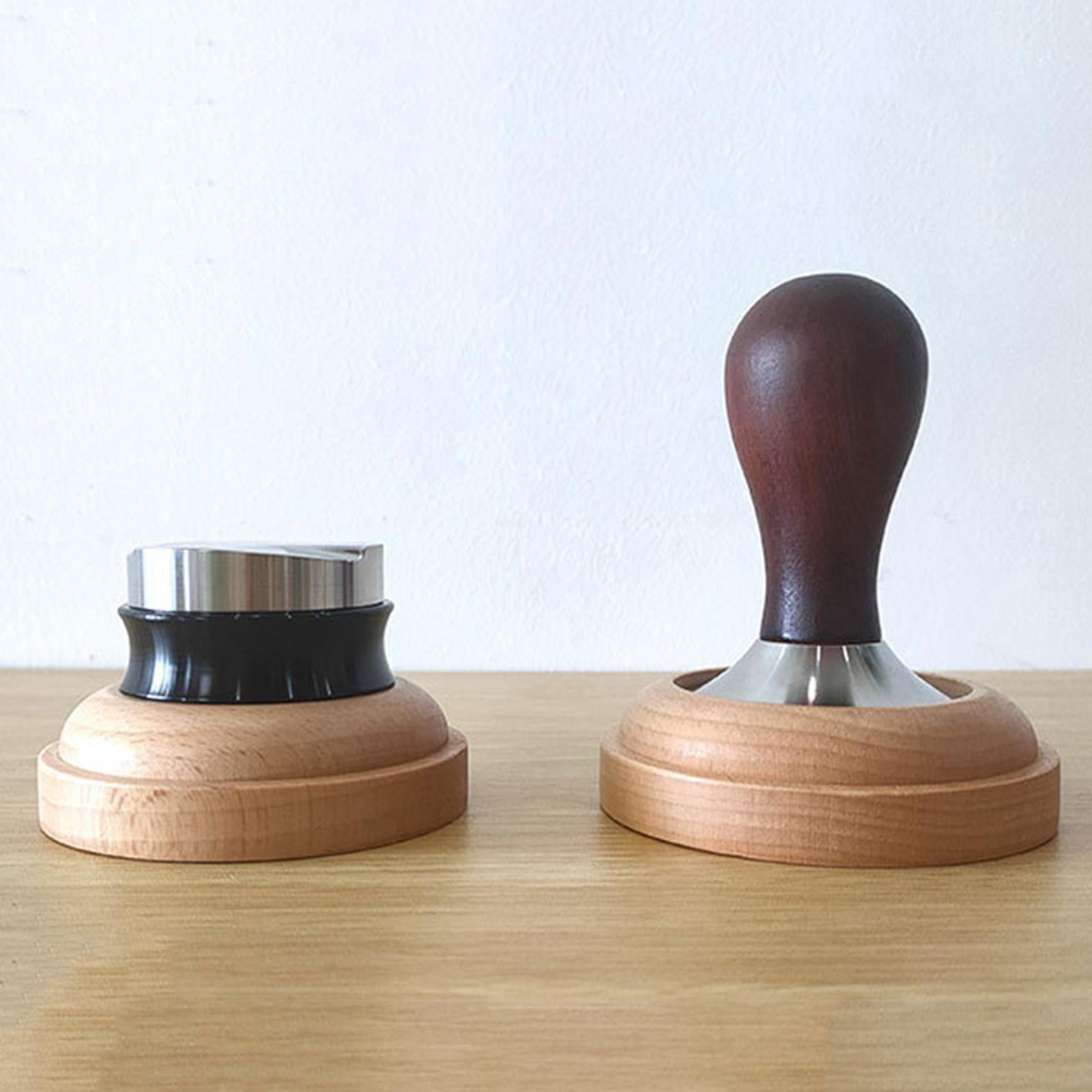 Coffee Tamper Whorl Flat Base Ripple Espresso Cafe Barista 53mm 54mm 58mm
