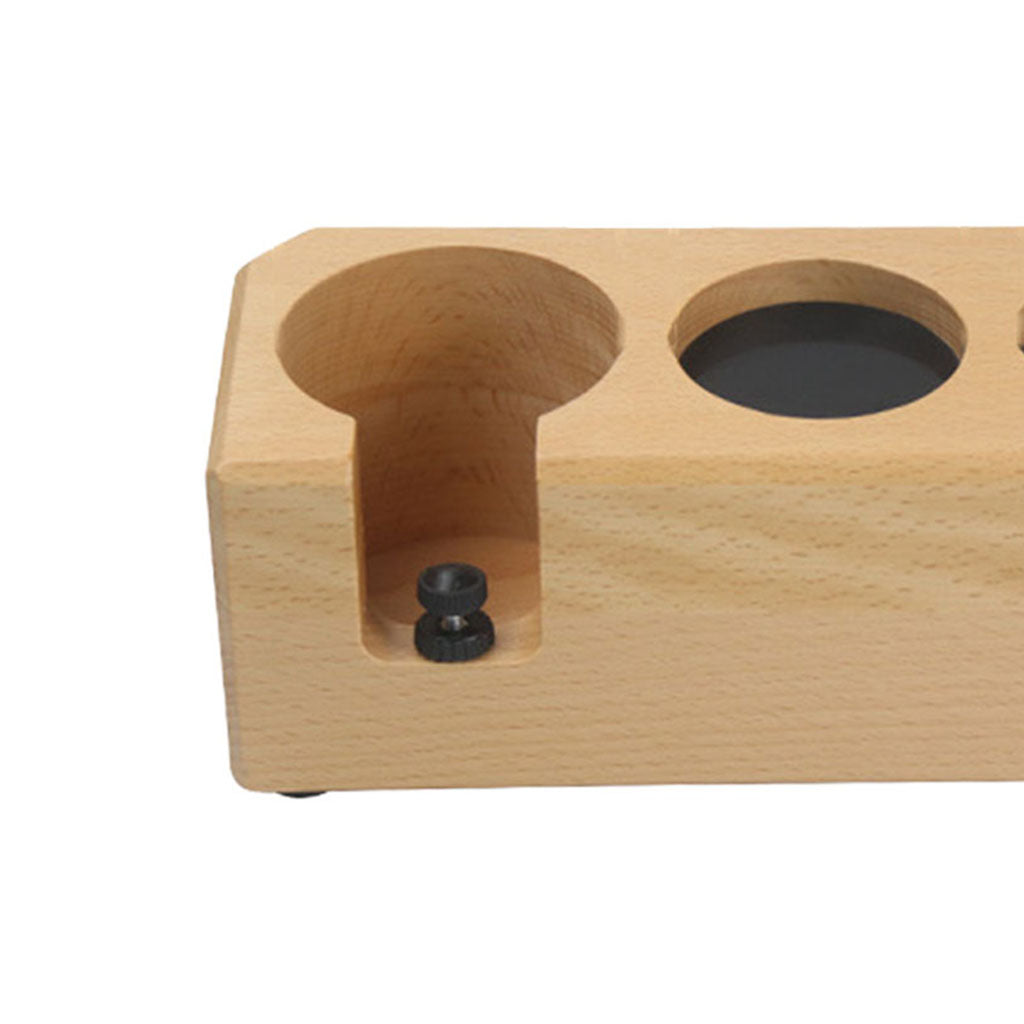 Coffee Tamper Holder Anti-slip Barista Station Rest Latte Art Barista Tools S Beech