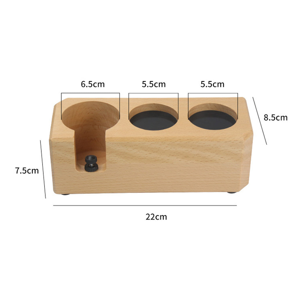 Coffee Tamper Holder Anti-slip Barista Station Rest Latte Art Barista Tools S Beech