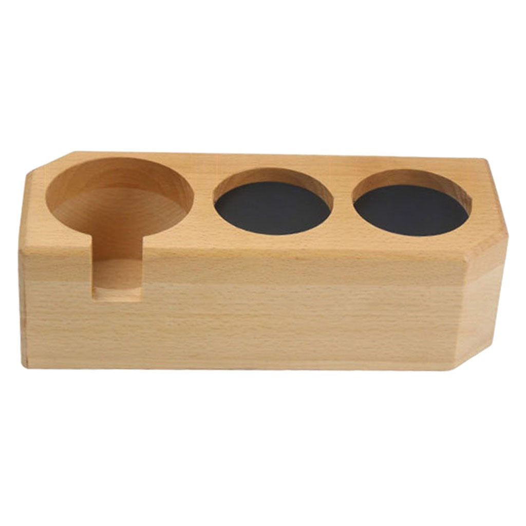 Coffee Tamper Holder Anti-slip Barista Station Rest Latte Art Barista Tools L Beech