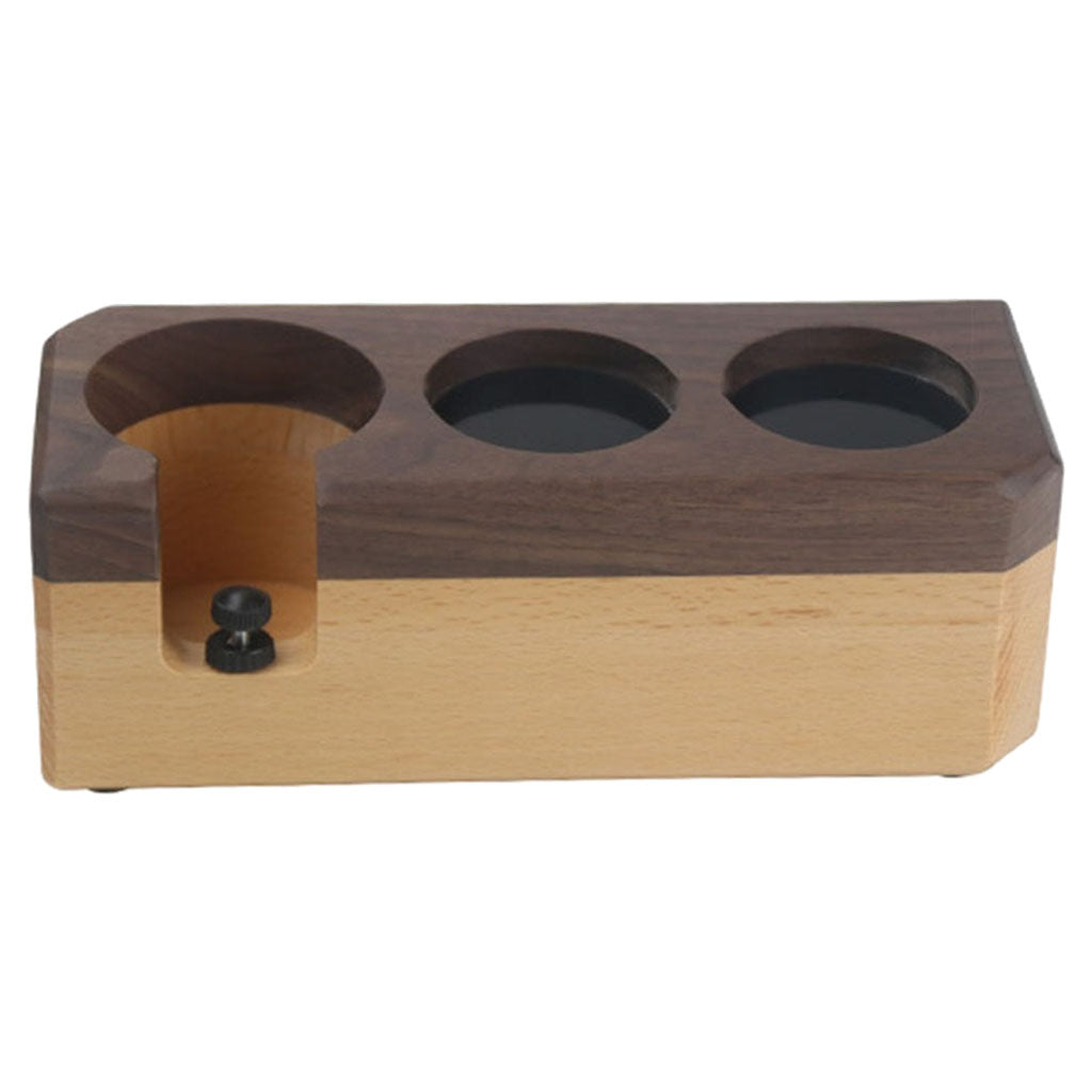 Coffee Tamper Holder Anti-slip Barista Station Rest Latte Art Barista Tools S Walnut Beech