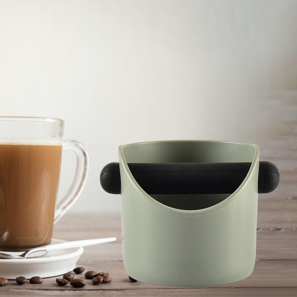 Coffee Knock Box Bin Espresso Grinds Tamper Waste Tamp Grind A Light Green