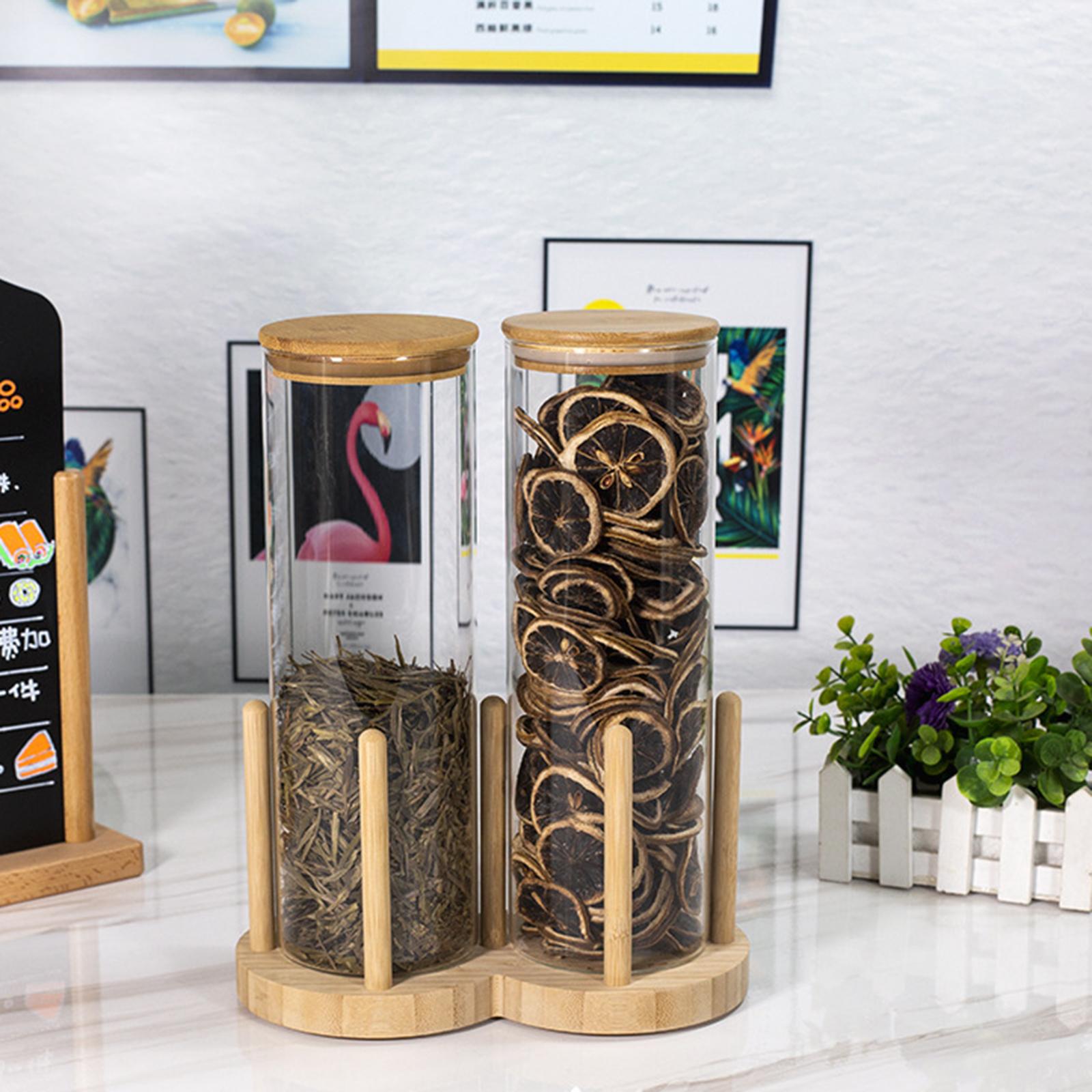 Creative Cup Storage Holder Rack Stick Coffee Shop Display Stand Accessories 2 grids 10cm