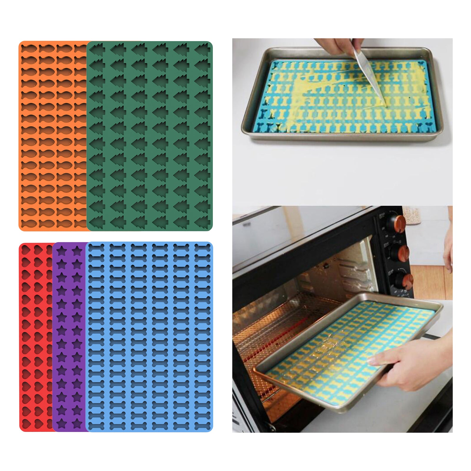 Cute style Silicone Baking Mold for Kitchen Home Use Love Heart Red