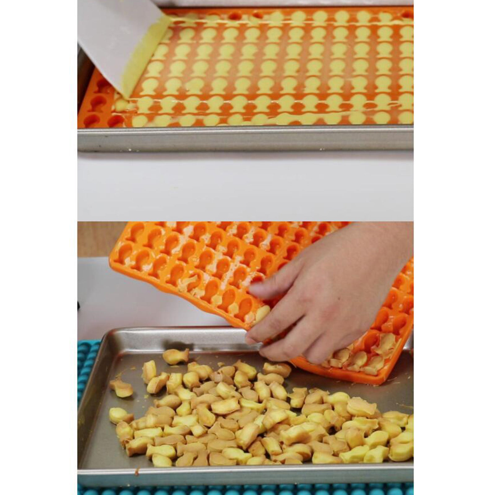 Cute style Silicone Baking Mold for Kitchen Home Use Pentagram Purple