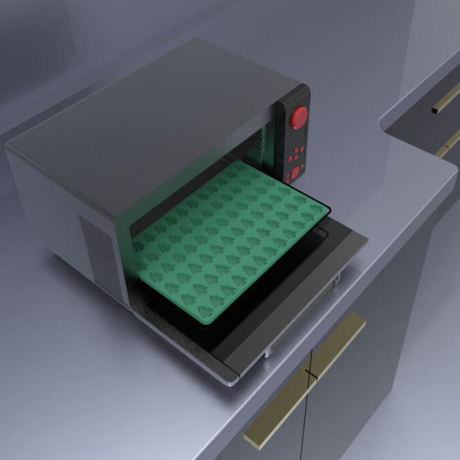 Cute style Silicone Baking Mold for Kitchen Home Use Pentagram Purple