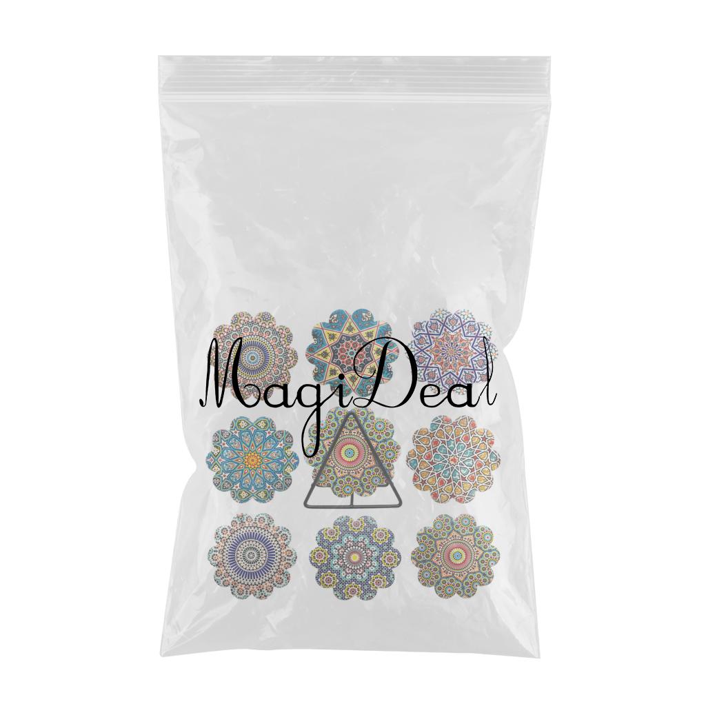 Ceramics Absorbent Coasters Decagon in Petal Shape Coasters Non-slip Cup Mat