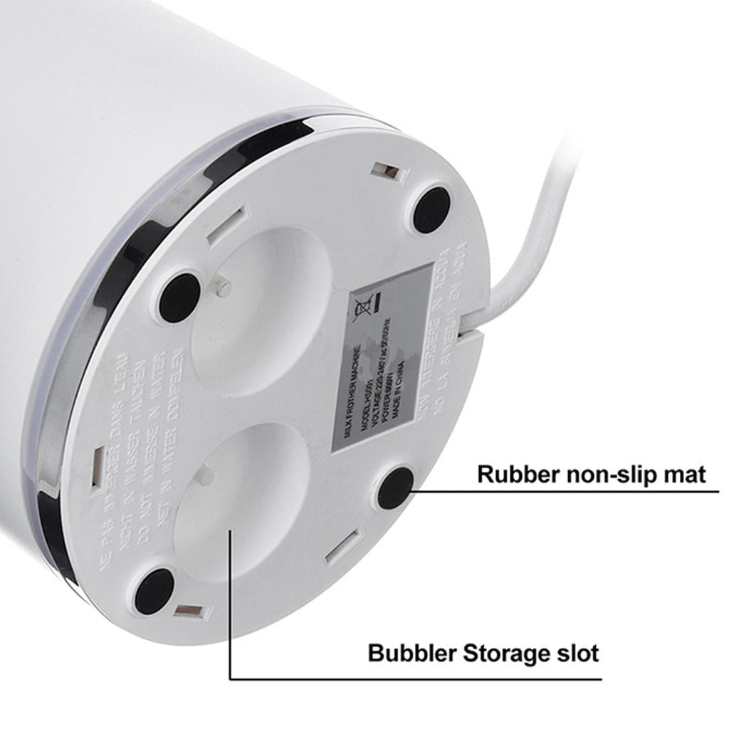 Automatic 450ml Milk Frother Warmer Milk Steamer Coffee Milk Foamer Gifts