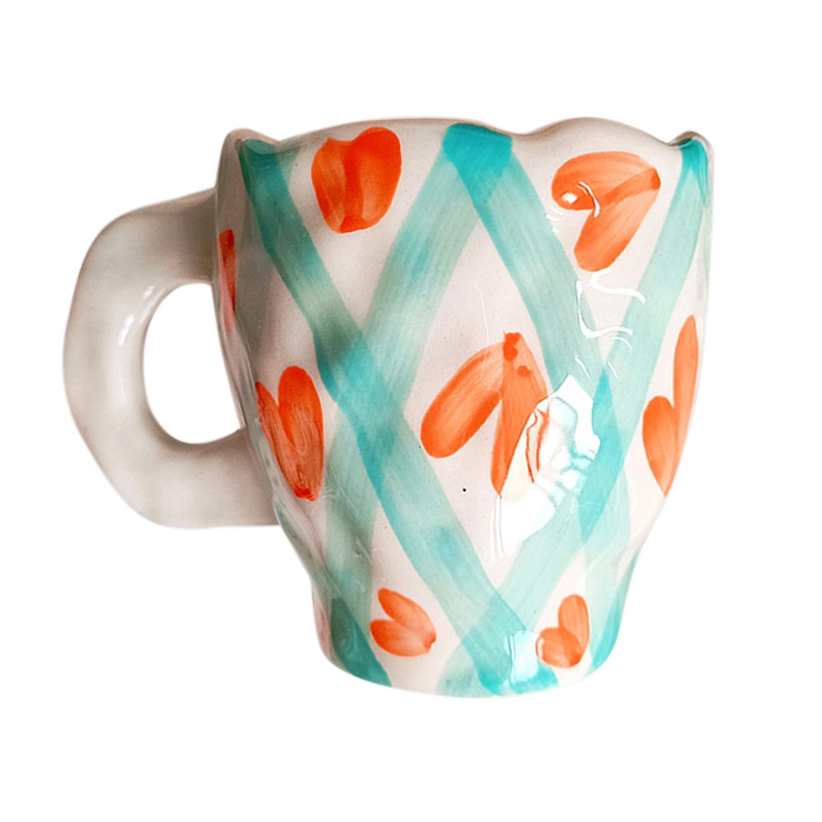 Ceramic Coffee Mugs Cups Breakfast Juice Milk Water Cups Gift Love