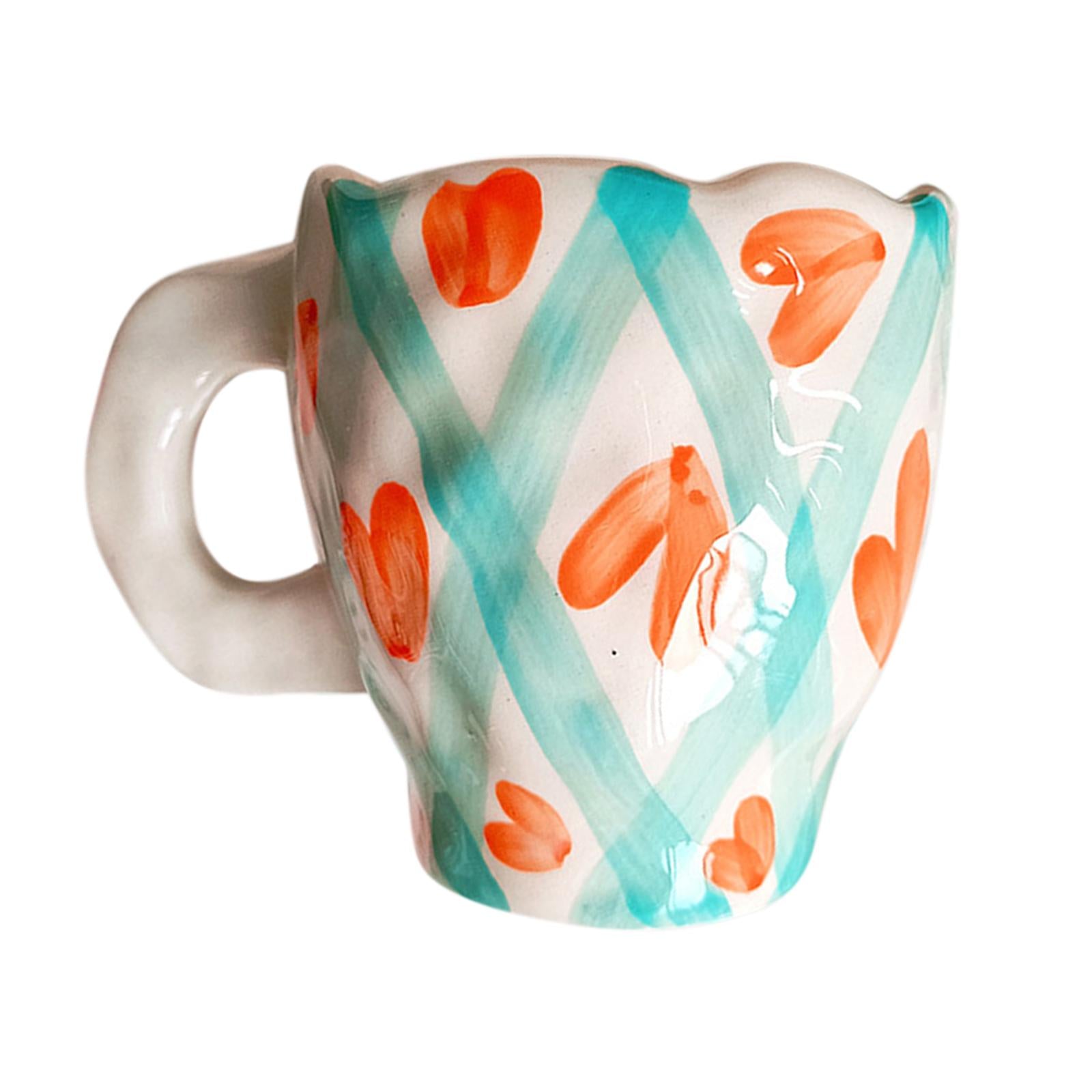 Ceramic Coffee Mugs Cups Breakfast Juice Milk Water Cups Gift Love