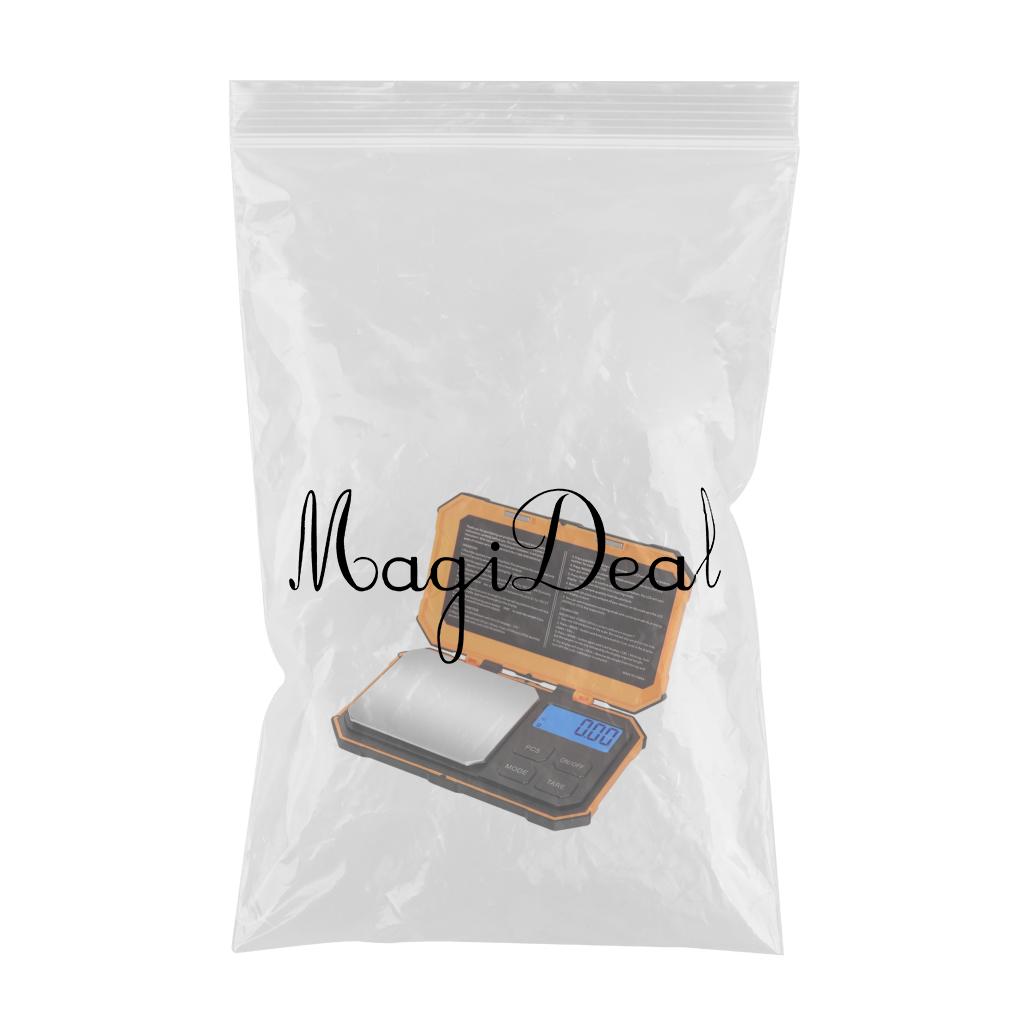 Digital Pocket Scale Battery Included LCD Backlit Display for Food Powder 100gx0.01g