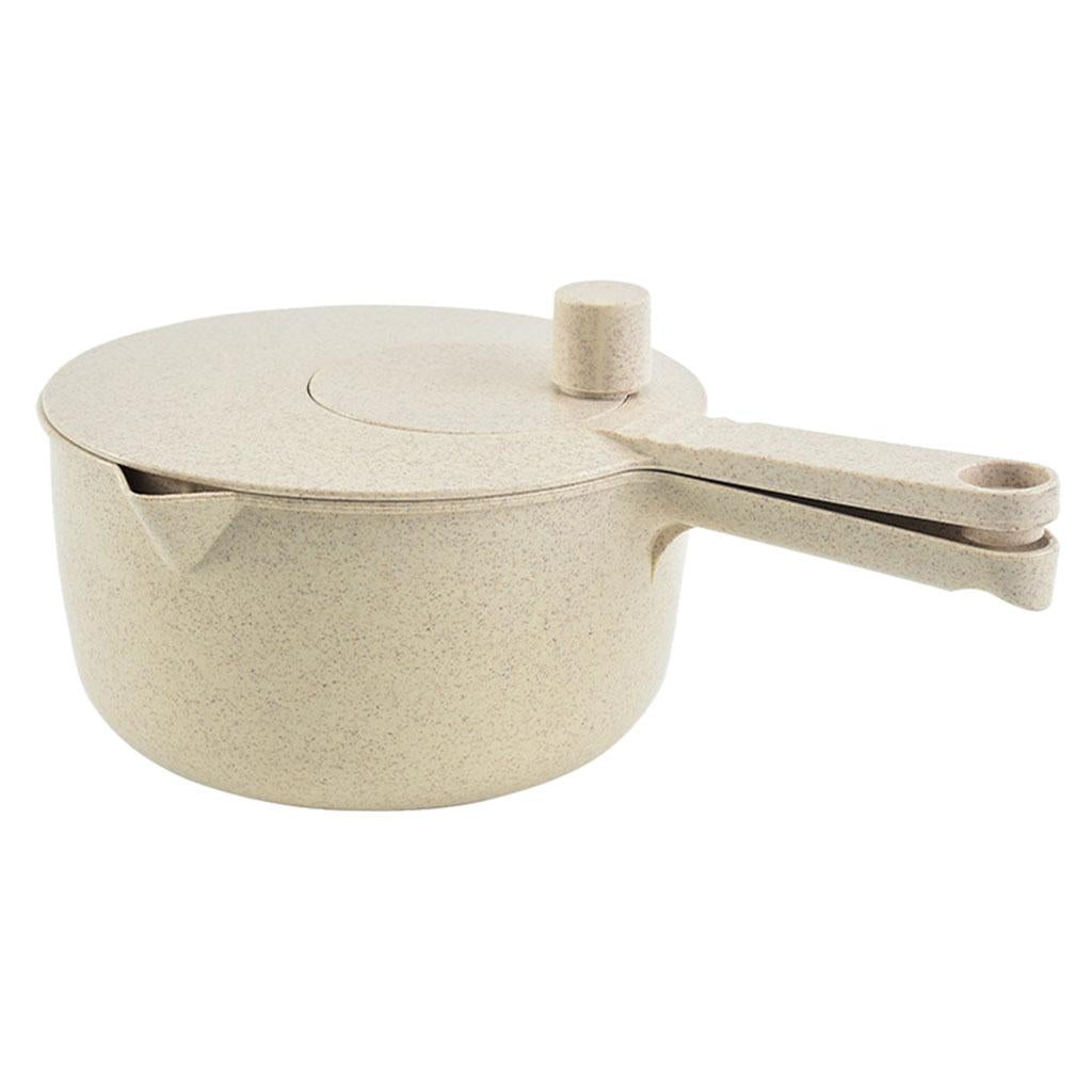 Convenient Manual Salad Spinner Drying Household Food Dehydrator Light Brown