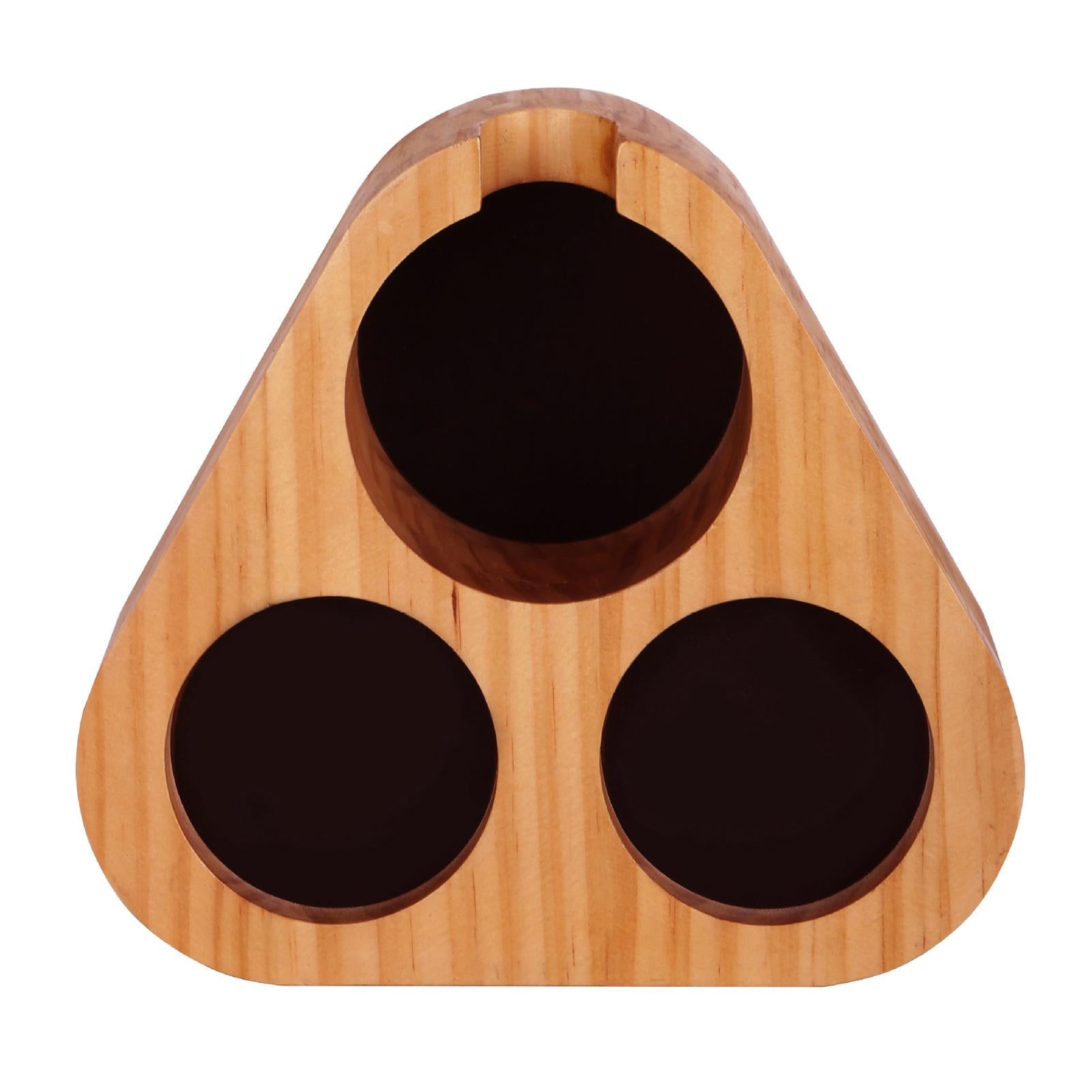 Coffee Tamper Holder Power Maker Excellent Feel Grinder Solid Wood Carving