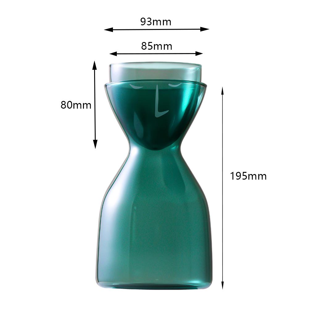 Carafe Water Pot Direct Frozen Heated for Household Kitchen Drinkware Green